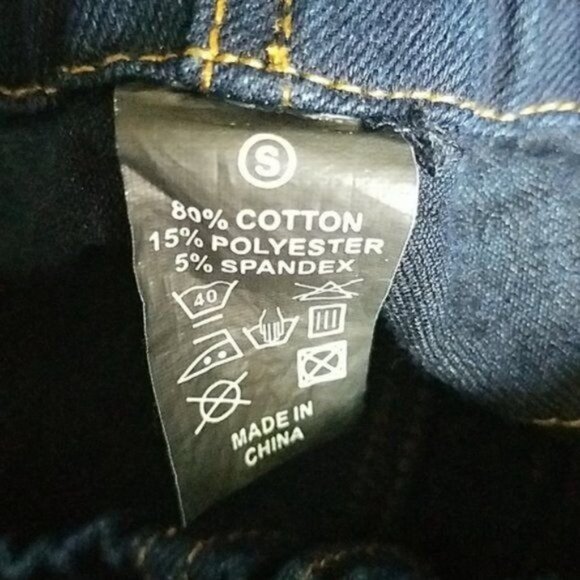 Jeans Legging Jeggings Skinny Pants Distressed BLUE WOMEN'S WOMAN'S SIZE SMALL - Picture 9 of 11